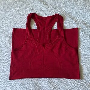 Lululemon red swiftly tech tank